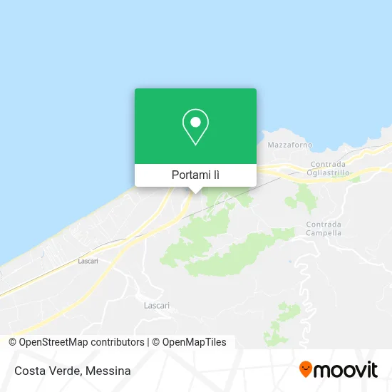 Mappa Costa Verde