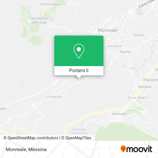 Mappa Monreale