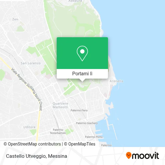 Mappa Castello Utveggio