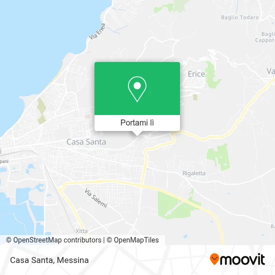 Mappa Casa Santa