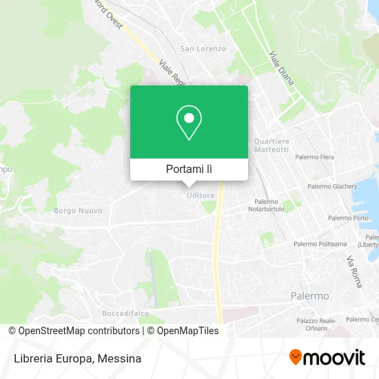 Mappa Libreria Europa