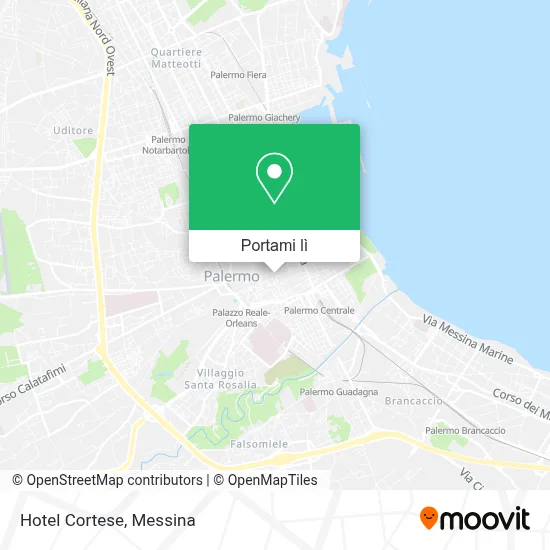 Mappa Hotel Cortese