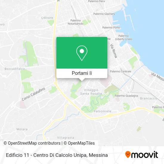 Mappa Edificio 11 - Centro Di Calcolo Unipa