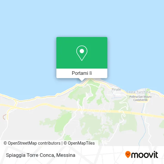 Mappa Spiaggia Torre Conca