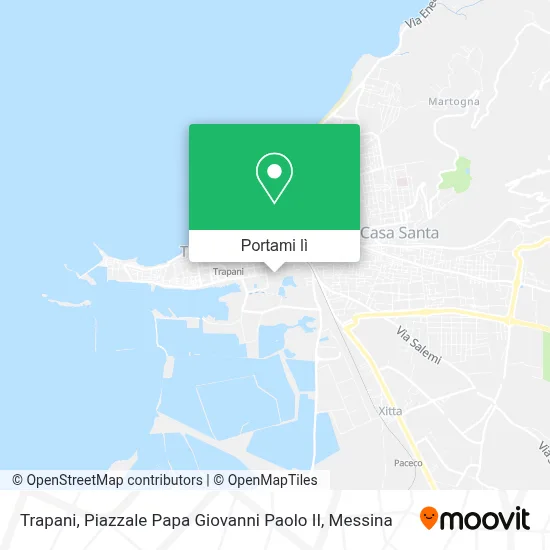 Mappa Trapani, Piazzale Papa Giovanni Paolo II