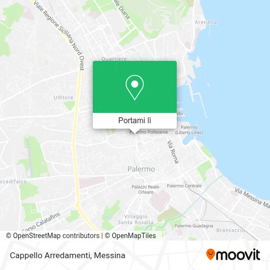 Mappa Cappello Arredamenti