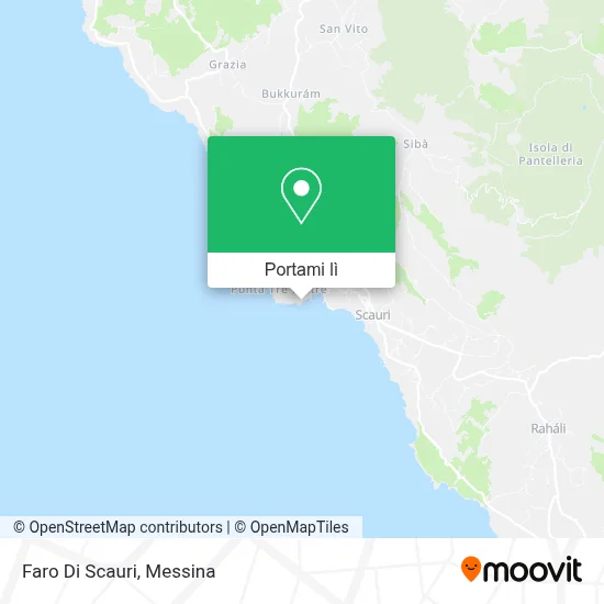 Mappa Faro Di Scauri
