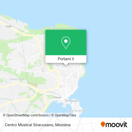 Mappa Centro Musical Siracusano