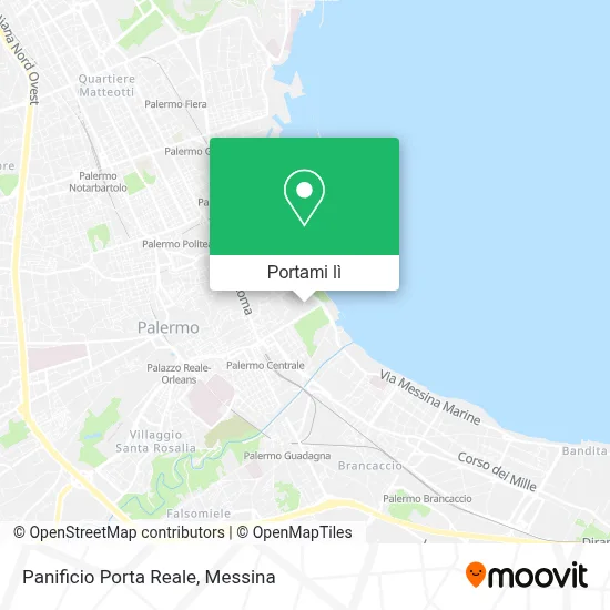 Mappa Panificio Porta Reale