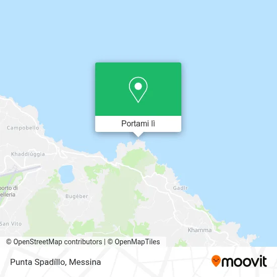 Mappa Punta Spadíllo