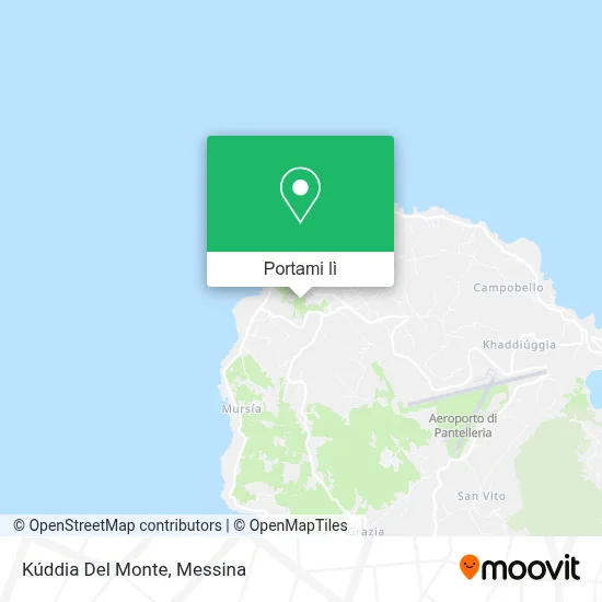 Mappa Kúddia Del Monte
