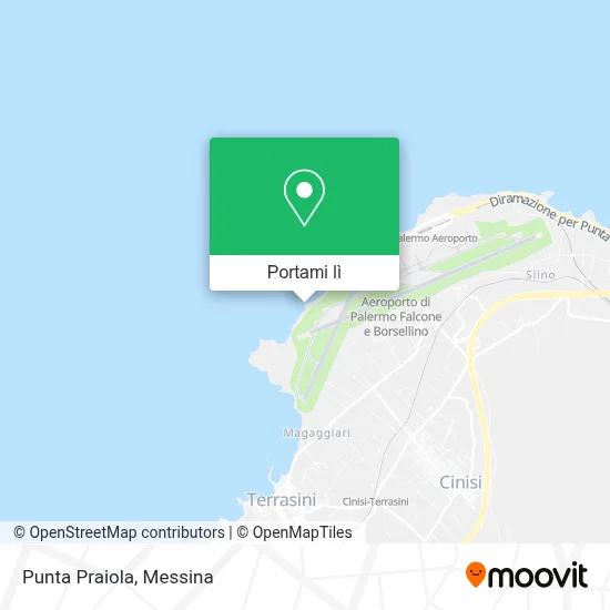 Mappa Punta Praiola