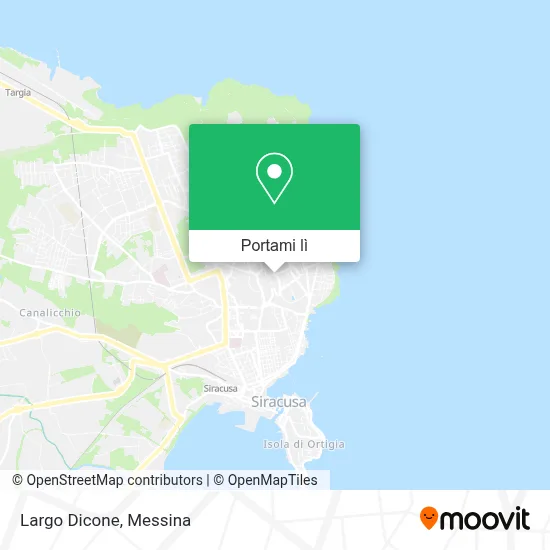 Mappa Largo Dicone