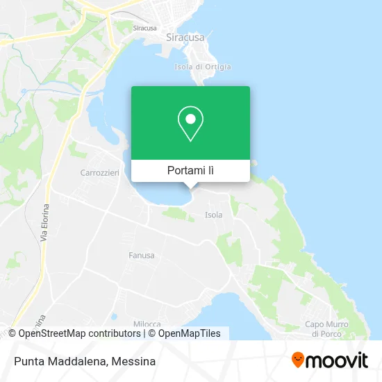 Mappa Punta Maddalena