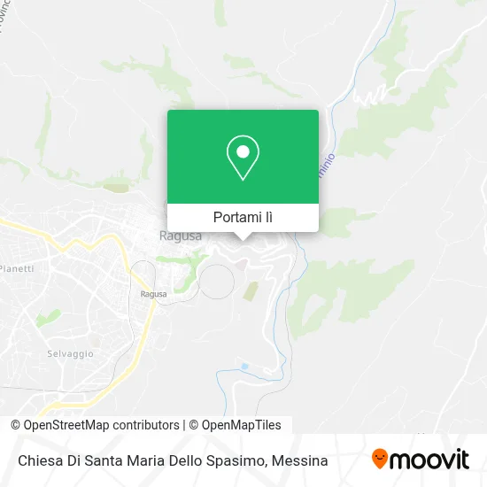 Mappa Chiesa Di Santa Maria Dello Spasimo
