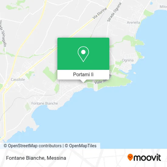 Mappa Fontane Bianche