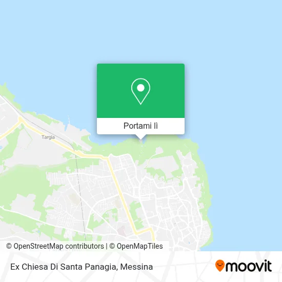 Mappa Ex Chiesa Di Santa Panagia