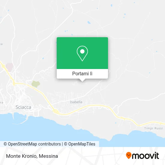 Mappa Monte Kronio