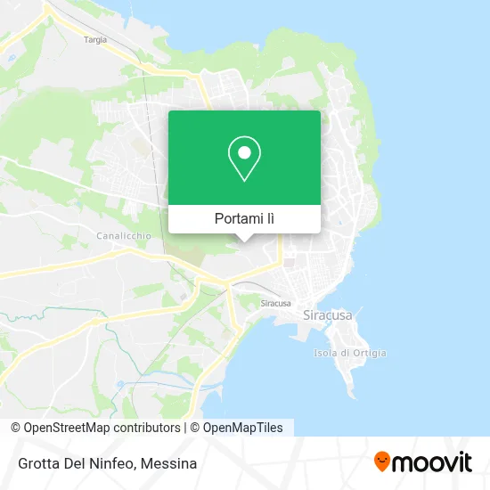 Mappa Grotta Del Ninfeo