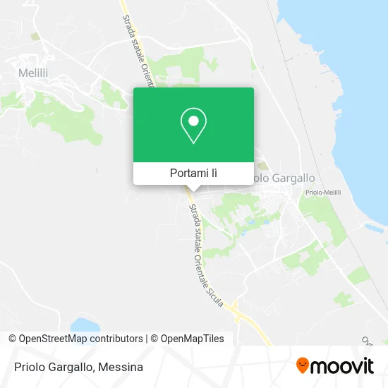 Mappa Priolo Gargallo