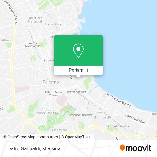 Mappa Teatro Garibaldi