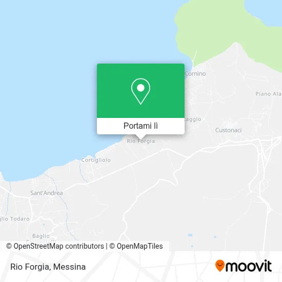 Mappa Rio Forgia