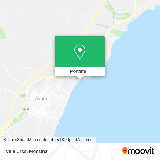 Mappa Villa Urso