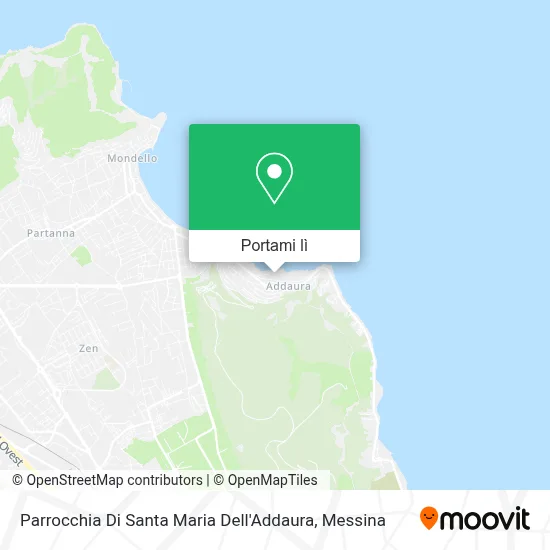 Mappa Parrocchia Di Santa Maria Dell'Addaura