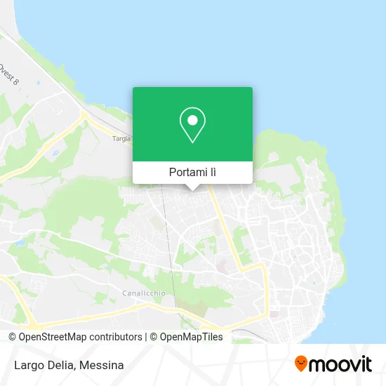 Mappa Largo Delia