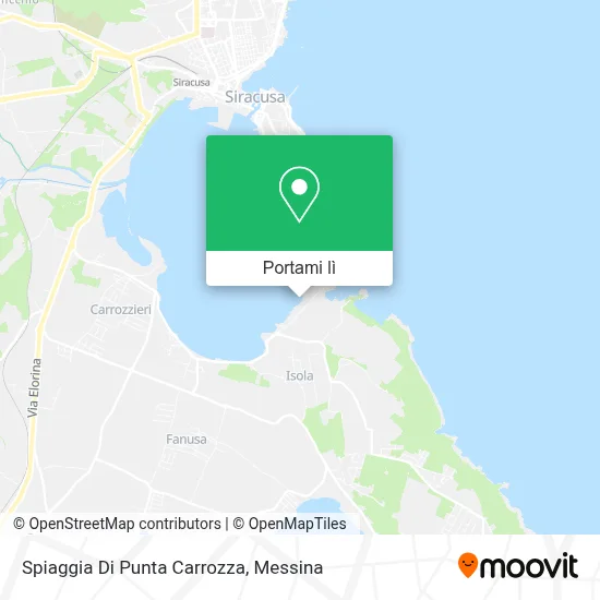 Mappa Spiaggia Di Punta Carrozza