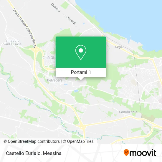 Mappa Castello Eurialo