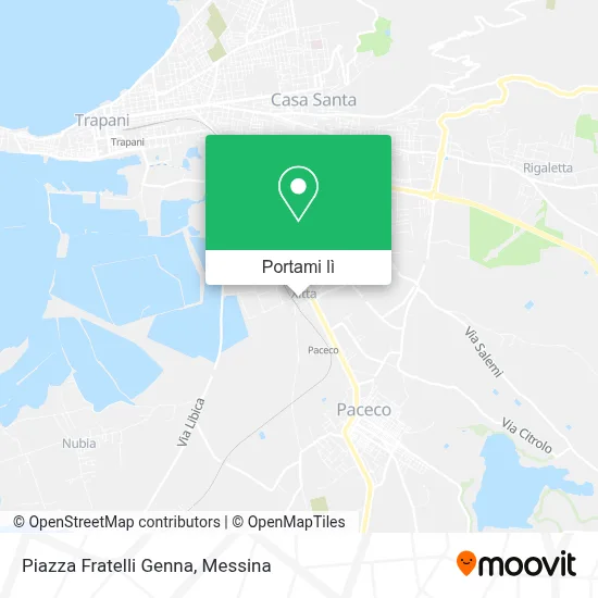 Mappa Piazza Fratelli Genna