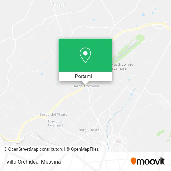 Mappa Villa Orchidea