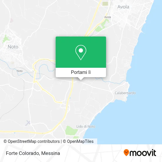 Mappa Forte Colorado