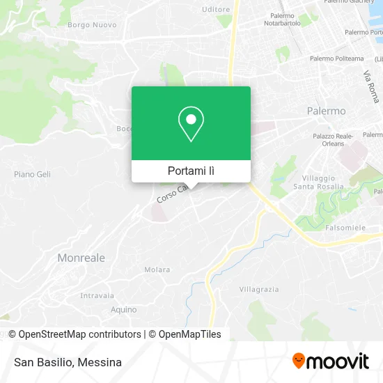 Mappa San Basilio