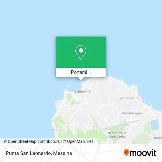 Mappa Punta San Leonardo