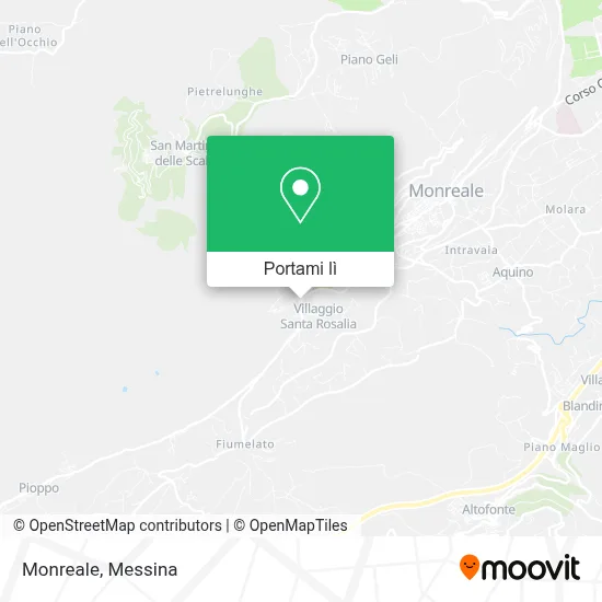 Mappa Monreale