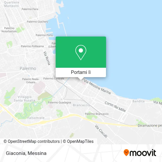 Mappa Giaconia