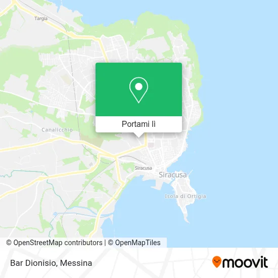 Mappa Bar Dionisio