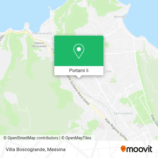 Mappa Villa Boscogrande