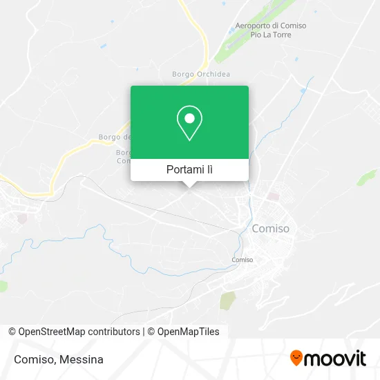 Mappa Comiso