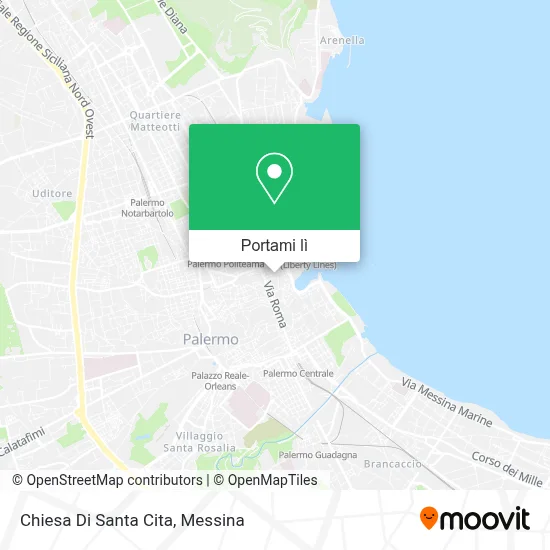 Mappa Chiesa Di Santa Cita
