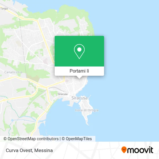 Mappa Curva Ovest