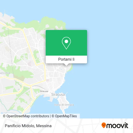 Mappa Panificio Midolo