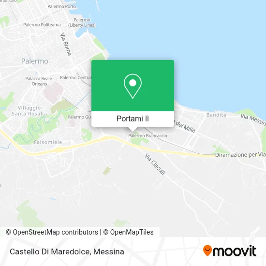 Mappa Castello Di Maredolce