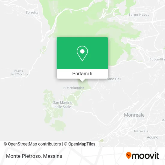 Mappa Monte Pietroso