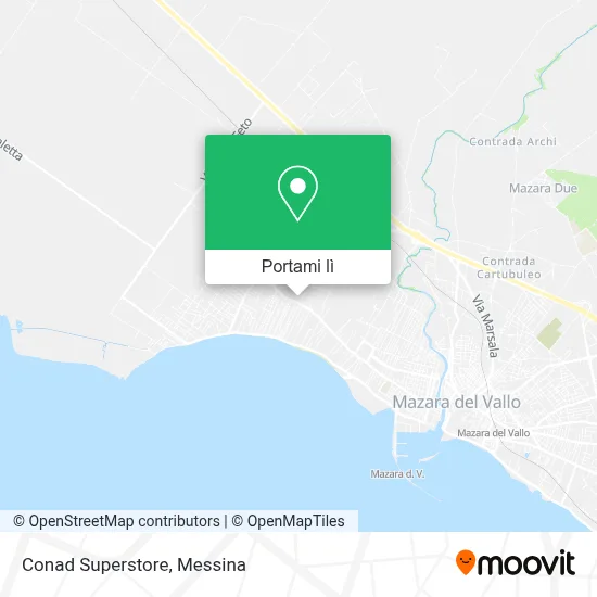 Mappa Conad Superstore