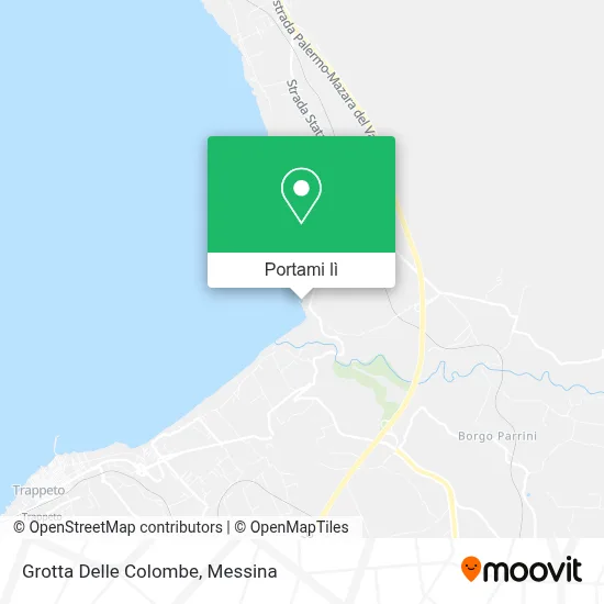 Mappa Grotta Delle Colombe