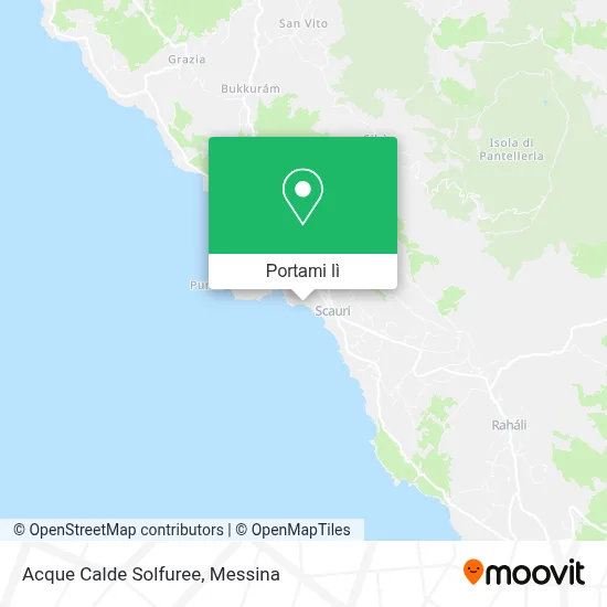 Mappa Acque Calde Solfuree