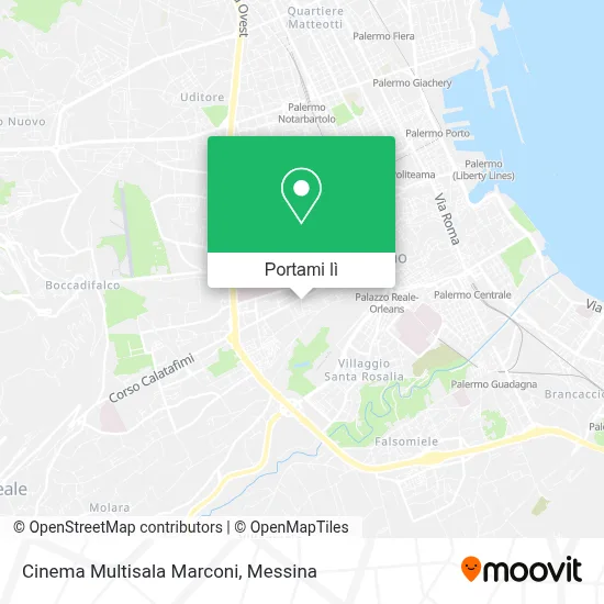 Mappa Cinema Multisala Marconi